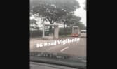 துவாஸ் சாலையில் விழுந்த கான்கிரீட் பாளம்