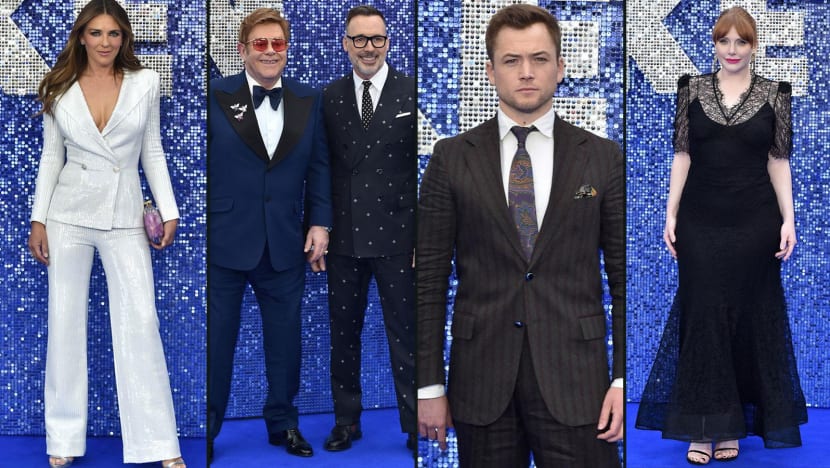 Stars come out for Rocketman premiere