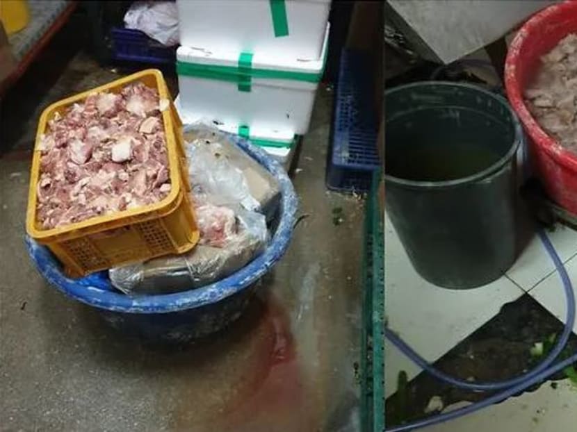 An SFA officer detected several lapses at AG (Global) Events Catering’s premises during a round of routine inspection. An SFA officer detected several lapses at AG (Global) Events Catering’s premises during a round of routine inspection.