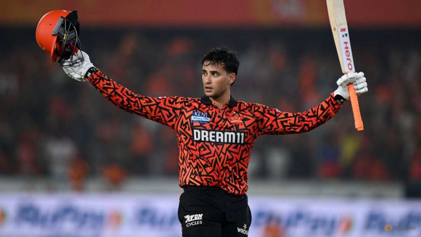 Hyderabad's Abhishek writes own script in special IPL ton