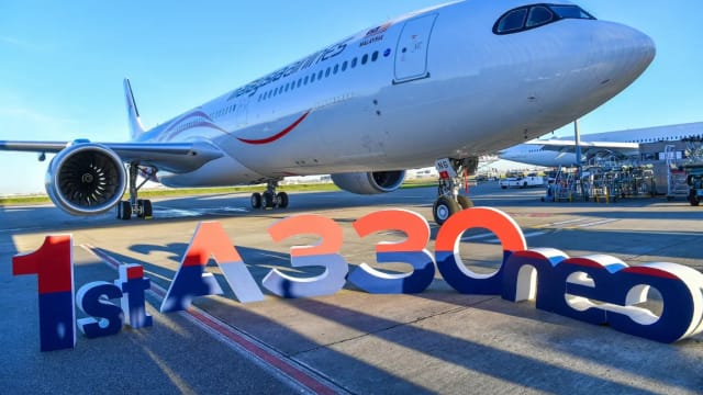 马航首架空巴A330neo型飞机 因技术问题停飞48小时