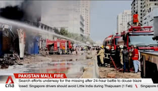 More than 20 people killed, 70 missing after fire at shopping complex in Pakistan 