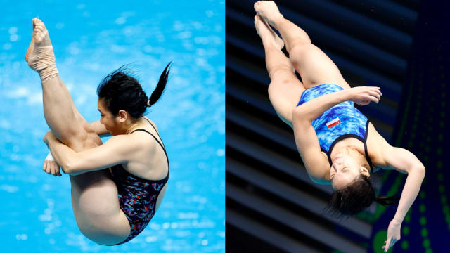 女子1米跳板预赛 我国选手陈奕萱冯琪茵无缘晋级