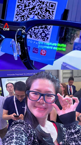 AI smart glasses that you can pay with using iris authentication