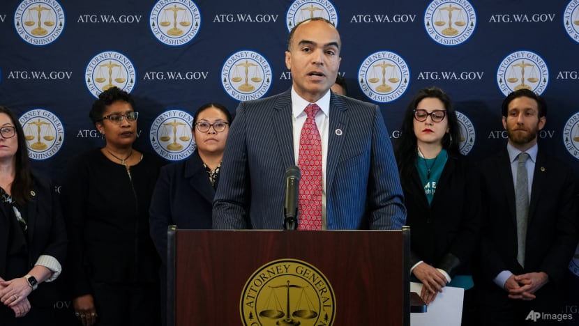 22 Democratic-led states sue over Trump's birthright citizenship order 22 Democratic-led states sue over Trump's birthright citizenship order
