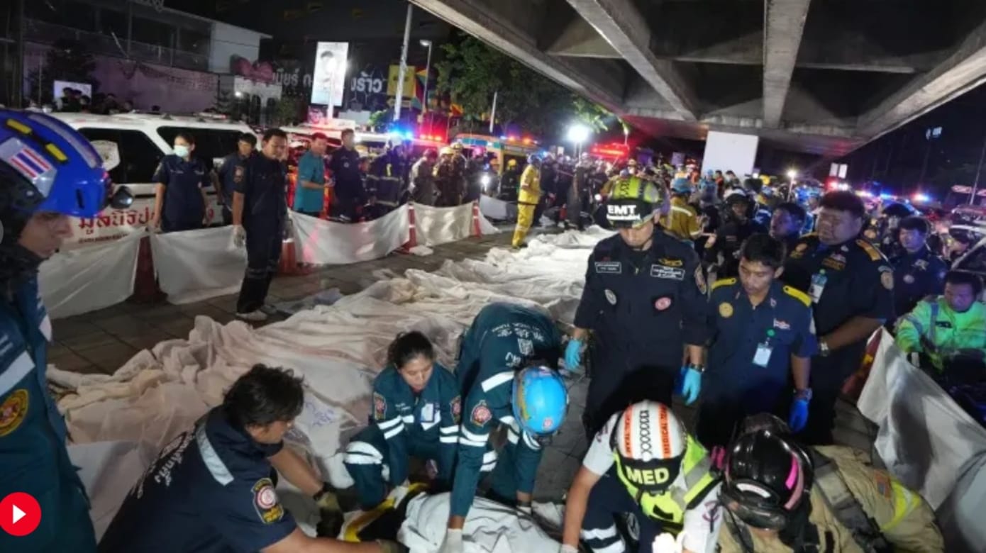 曼谷酒吧大火增至32死 泰警成立联合调查组