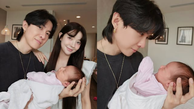 混血妻子平安诞下女儿，唐禹哲升格二宝爸！