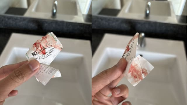 泰男疑遭陌生乘客以血涂手臂 事后紧急就医并报警