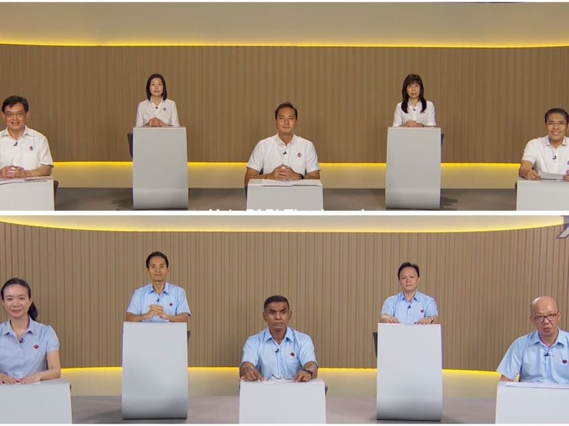 Candidates from the People’s Action Party (top) and the Workers' Party (bottom) are contesting for five seats at East Coast Group Representation Constituency this General Election. Candidates from the People’s Action Party (top) and the Workers' Party (bottom) are contesting for five seats at East Coast Group Representation Constituency this General Election.