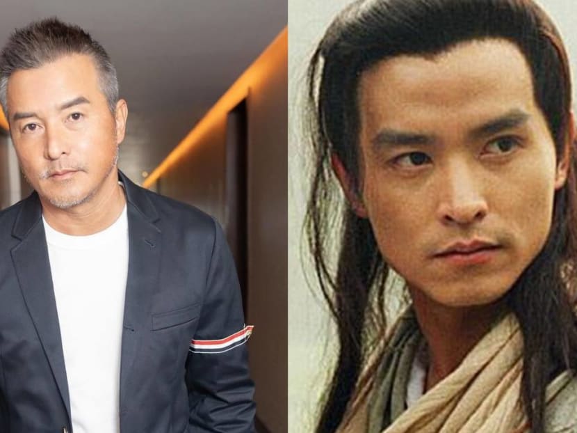 Actor Christopher Lee says filming in the past was so tiring that he would collapse on a chair after a scene