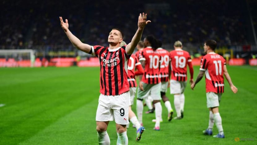 Jovic double fires Milan into Coppa Italia final with victory over Inter