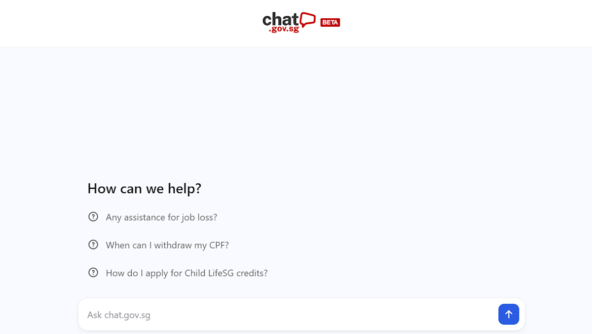 Singapore government beta testing new chatbot to make official information more accessible