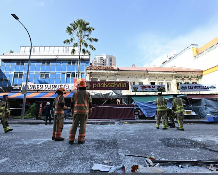 Partial collapse of Syed Alwi Road shophouses due to 'suspected gas explosion': BCA