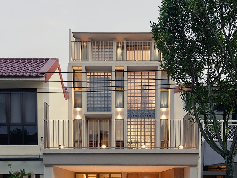 An architect was inspired by a Ginza landmark for this house’s facade 