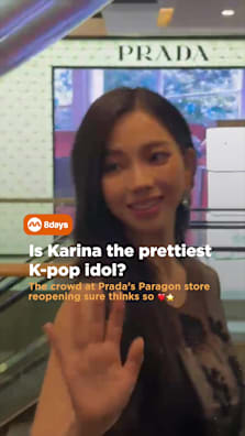 All hail Queen Karina #8dayssgtrending #8dayssg #karina #aespa #tiktoksg 