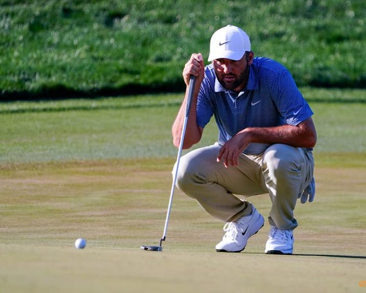 Scheffler arrives at Augusta National after birth of second child
