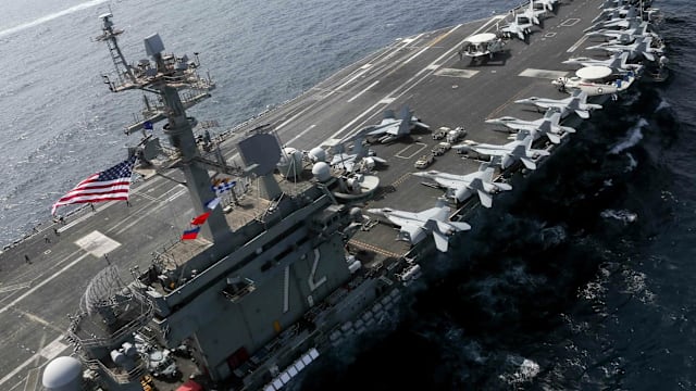 美国宣布在中东举行为期数日大规模空军演习