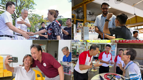 GE2025: Campaigning rolls into day 3 with walkabouts, meet-and-greets