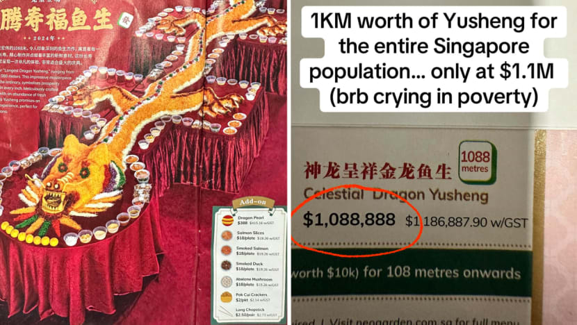 #trending: 1km-long dragon yusheng costing S$1.1m before GST raises eyebrows online
