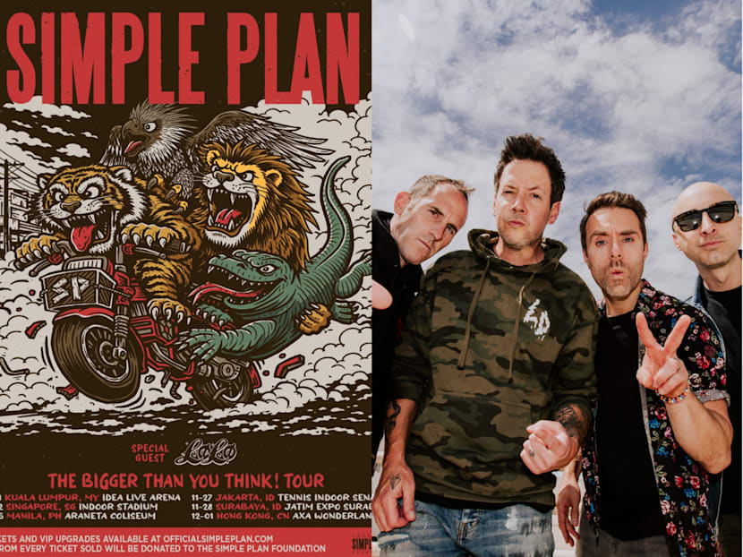 Pop-punk band Simple Plan to perform in Singapore in November
