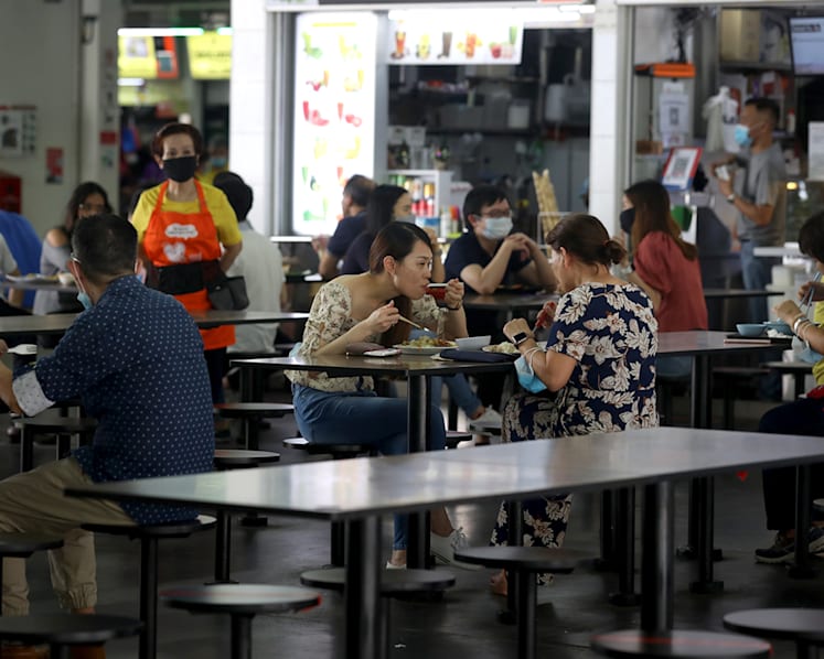 5-person group size cap for dining in, maskless indoor sports activities from July 12; wedding receptions can resume