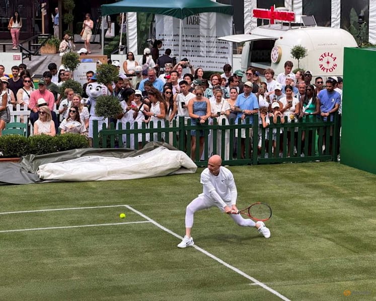 From Centre Court to Central Park, Agassi and Wozniacki serve up Wimbledon in NYC