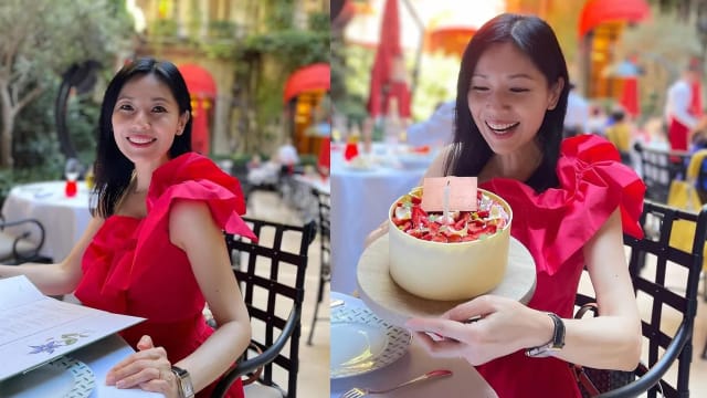 欧菁仙首次在巴黎过生日　母亲祝福尽显幽默