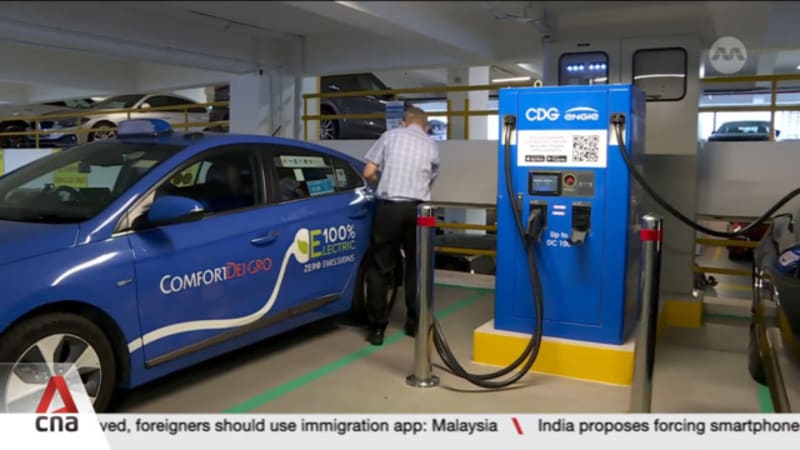 Use of EV chargers in HDB car parks nearly doubles to 18% in three months