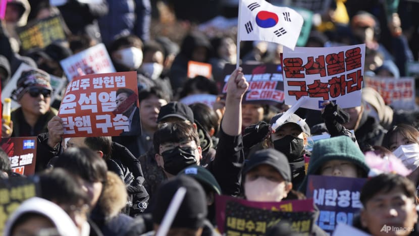 Protesters gather ahead of second impeachment vote for South Korean president Protesters gather ahead of second impeachment vote for South Korean president