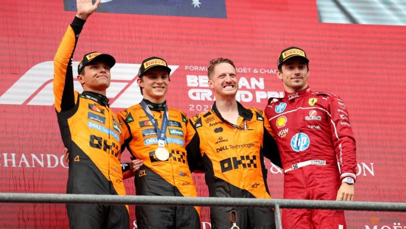 Piastri beats Norris in rain-delayed Belgian Grand Prix