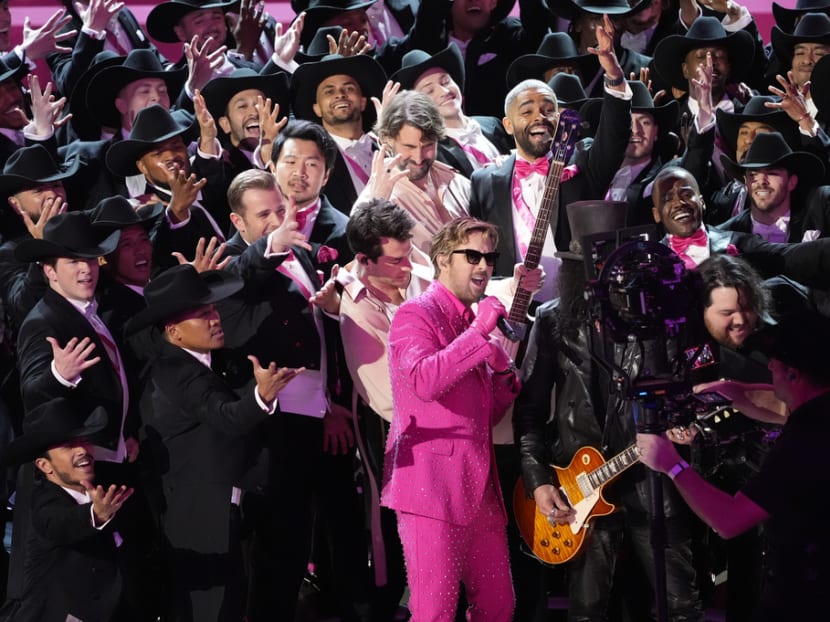 Oscar moments: Talk of war and peace, a coronation for Nolan, and Ken-demonium for Gosling