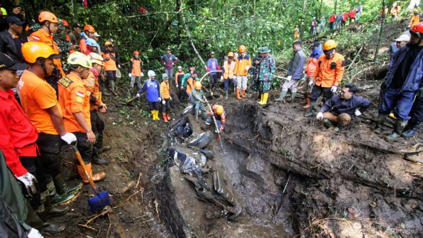 10 dead as landslide hits passing cars on Indonesia's Java island