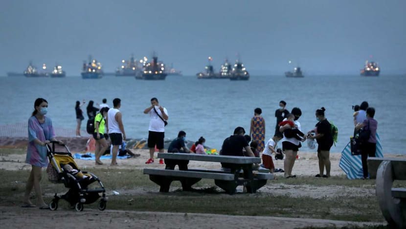 Covid-19: Loudhailers used by NParks at East Coast Park to curb crowding, but some still break rules
