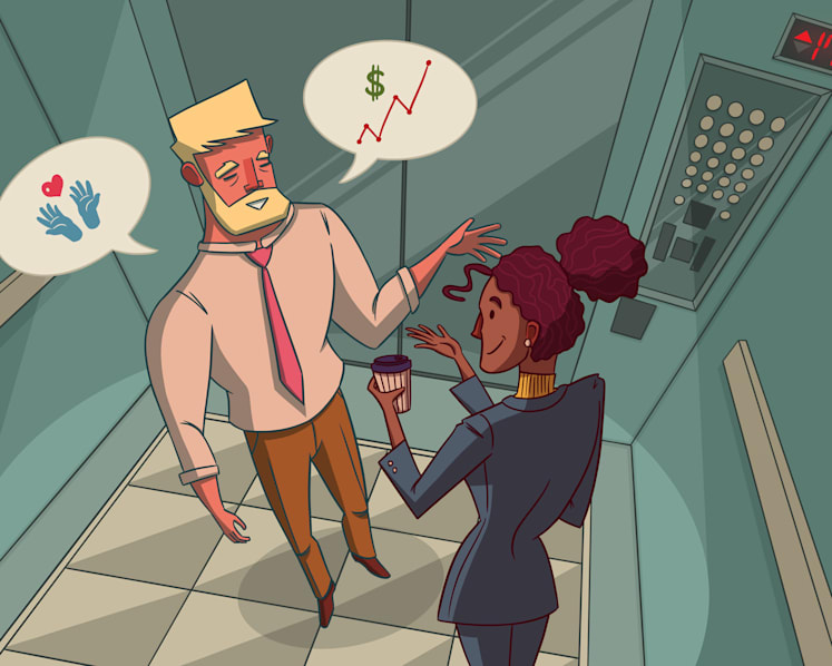 Make a 30-second ‘elevator pitch’ to success
