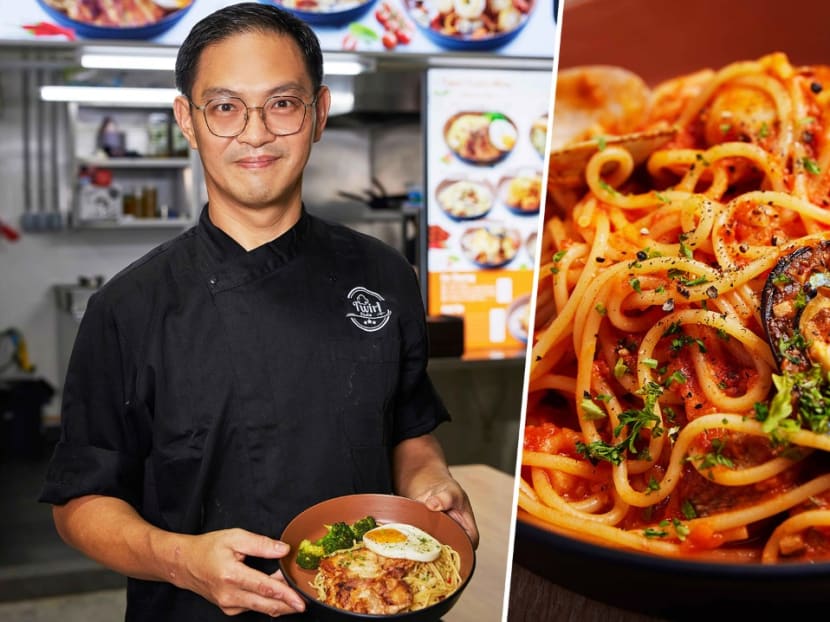 At 50, this hawker gave up his S$10,000-a-month salary to sell pasta