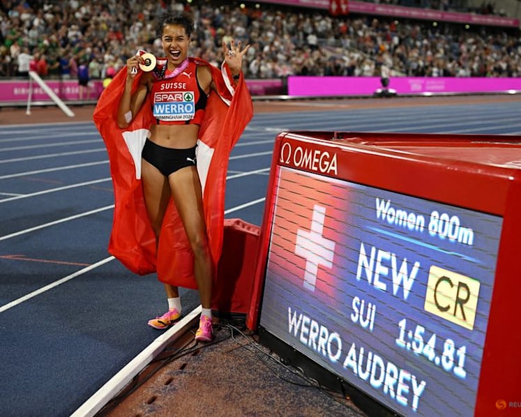Switzerland's Werro beats Olympic champion Hodgkinson for European 800m title