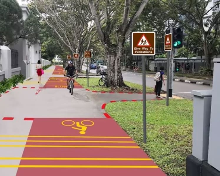 New cycling paths to be built in 7 towns in Singapore