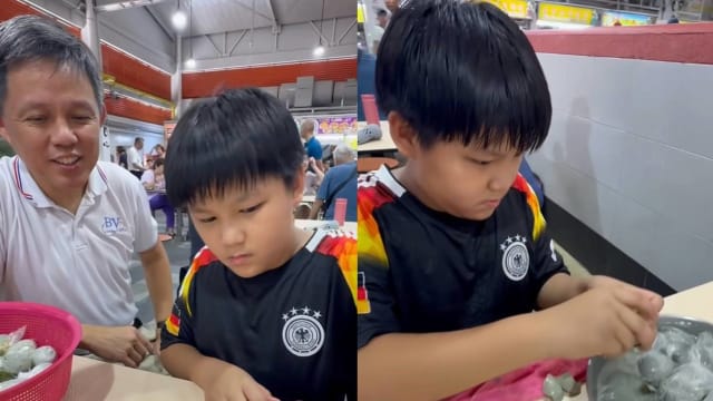 课余时间到档口帮祖母剥皮蛋 12岁男童获部长赞：孝心满满