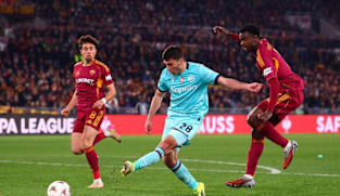 Cambiaghi late show sinks Roma as Bologna join Villa and Porto in Europa League quarters