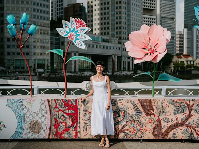 From wedding decor to Gardens by the Bay: Meet the self-taught artist behind giant flower installations 