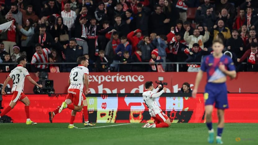 Barcelona stunned by Girona 2-1 to leave Real Madrid top of LaLiga