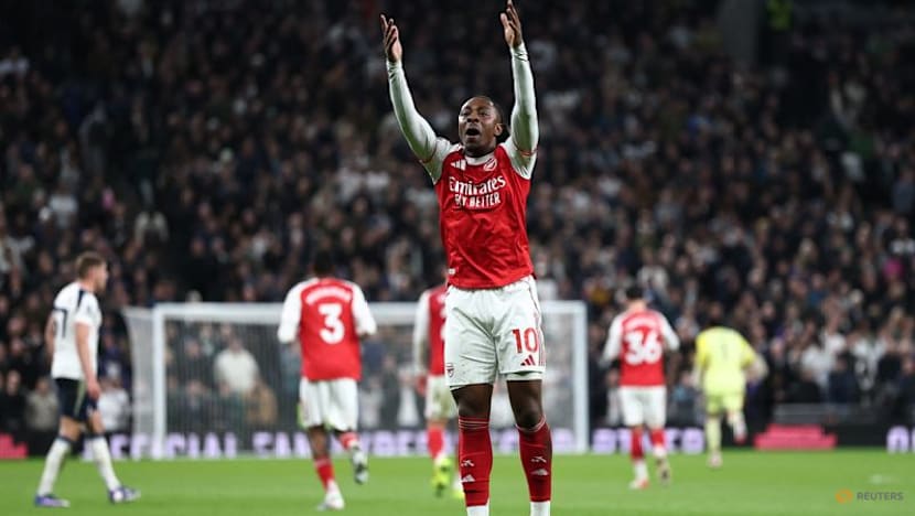 Eze's derby double gets Arsenal title bid back on track