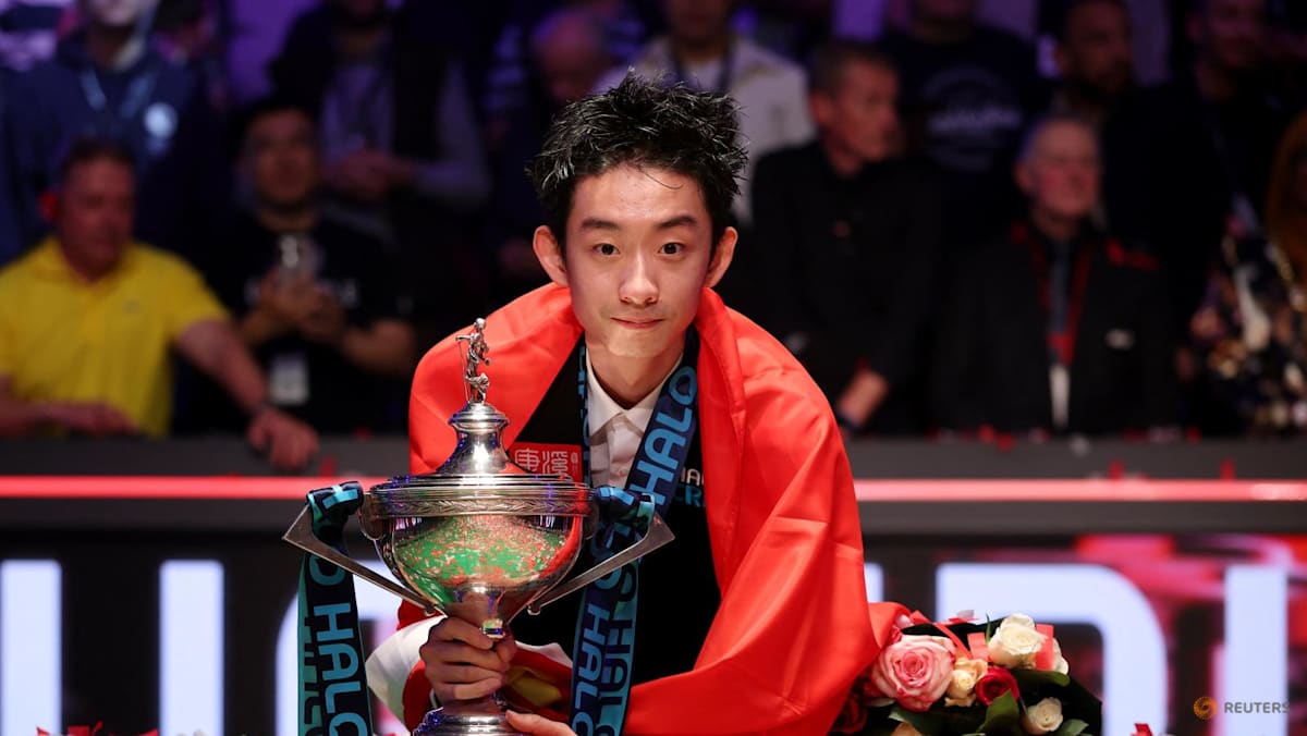 China's Wu Yize wins World Snooker Championship for first time