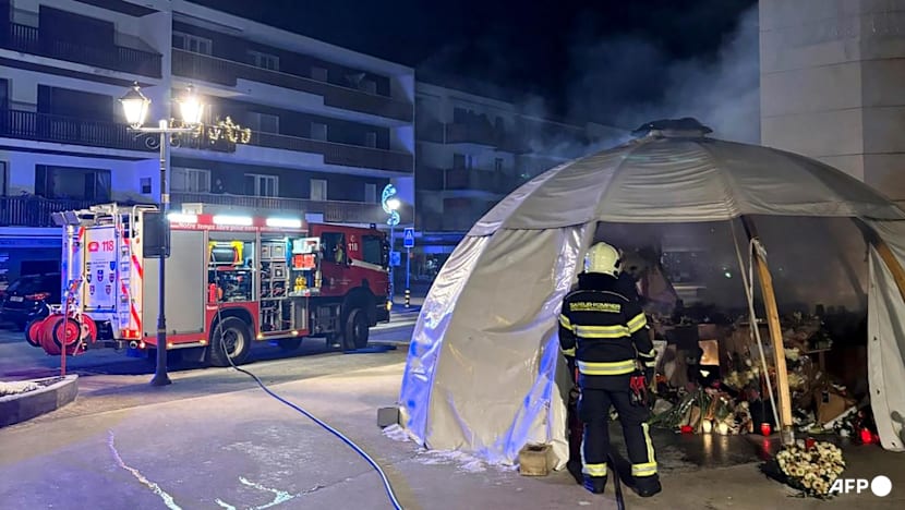 Memorial for Swiss bar fire victims goes up in flames: Police