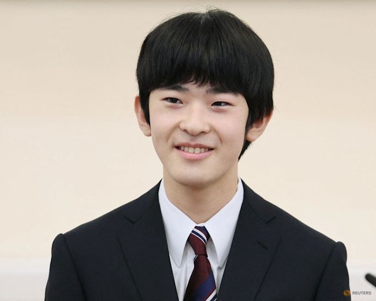 Japan’s Prince Hisahito, the imperial family's last hope for long-term survival, makes official media debut