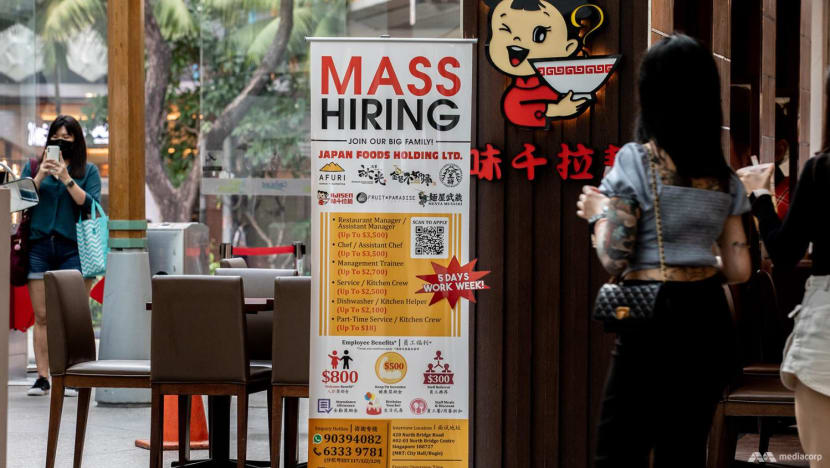 Commentary: Singapore’s restaurants are chronically shorthanded - here’s how they can cope