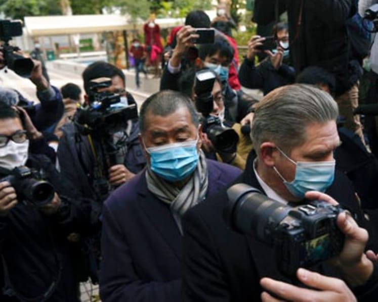 Hong Kong media tycoon Jimmy Lai's bail revoked