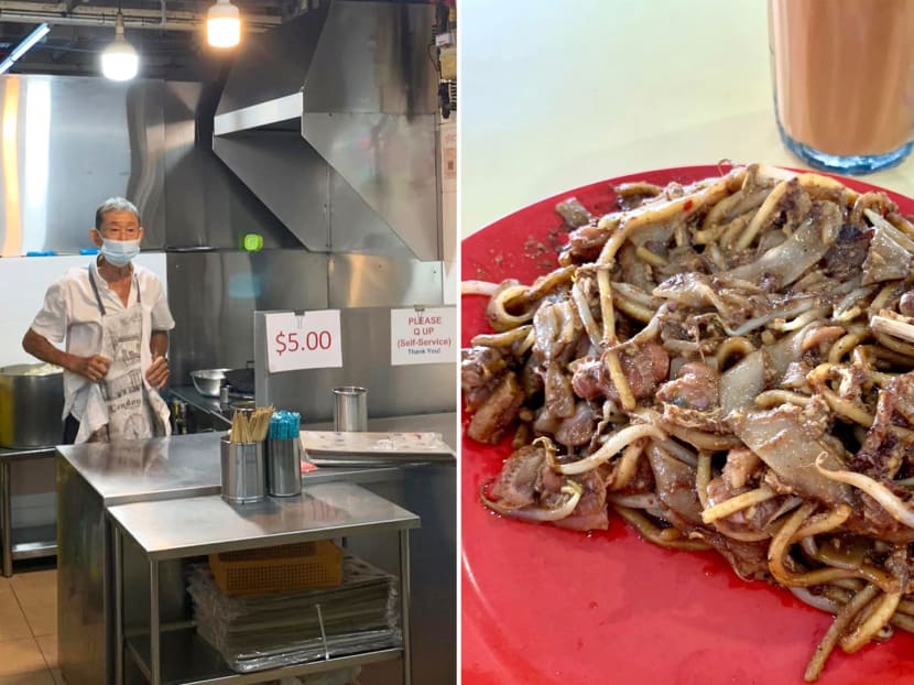 Popular Telok Blangah char kway teow hawker has the cleanest stall we have ever seen
