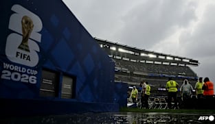 Lightning, downpour, a two-hour delay: Bad weather hits the World Cup
