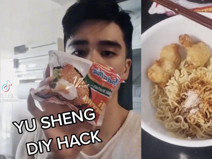 Joel Choo Creates DIY Yusheng Hack Using&hellip; Indomie And Air-Fried Fish